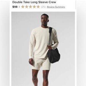 ALO Double Take Long Sleeve Crew Shirt